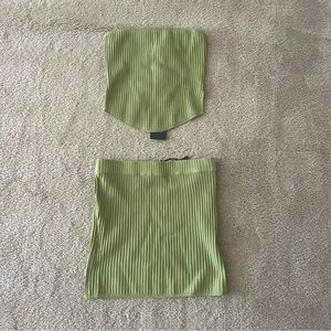 White Fox Two piece skirt set